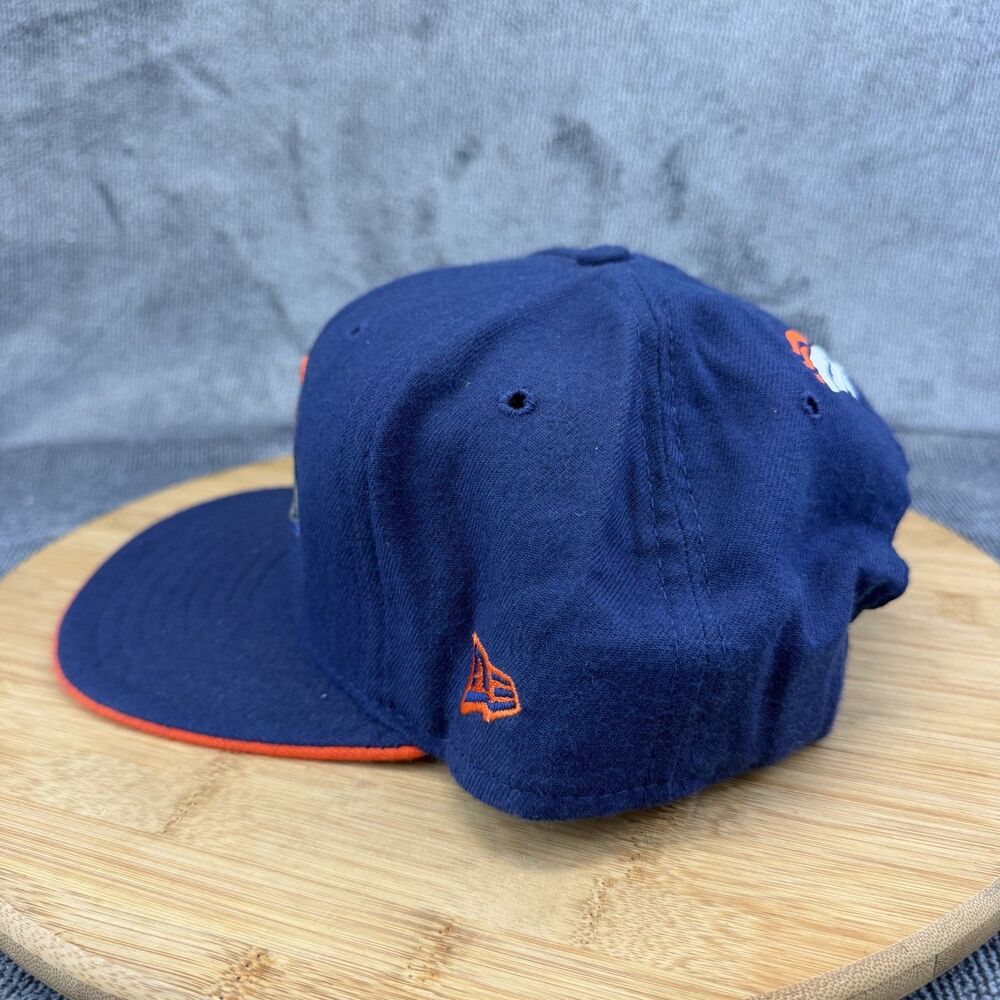 Denver Broncos Hat Cap SnapBack One Size NFL Mens Blue Orange New Era - Picture 4 of 13